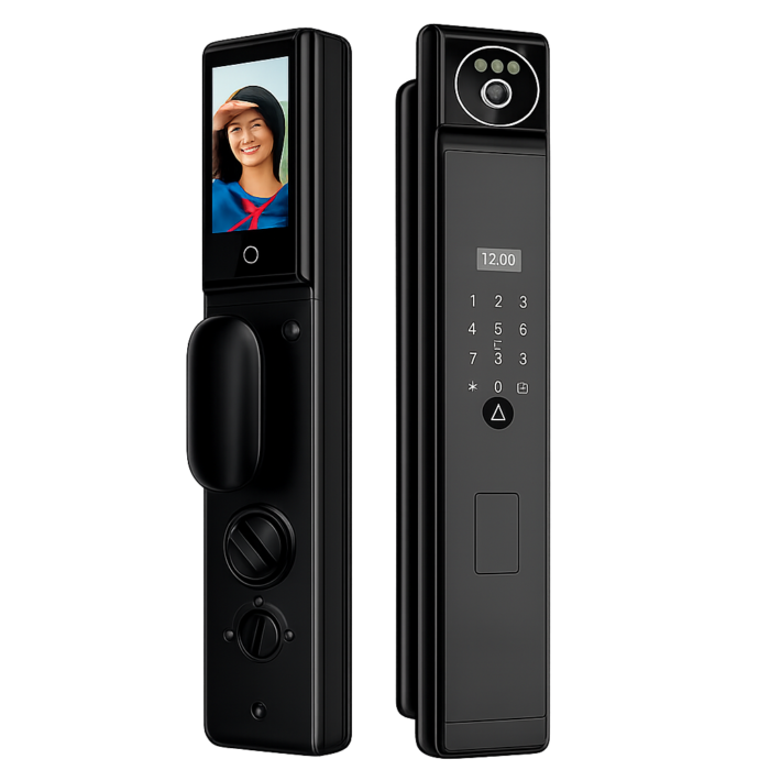 I30 – Serrure Connectée avec Caméra HD, Écran Intérieur & Contrôle à Distance
